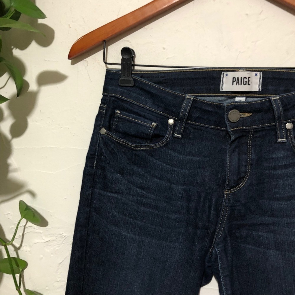 Paige Kylie Crop Jeans in Deep Purple Wash Size 26 - Picture 3 of 7